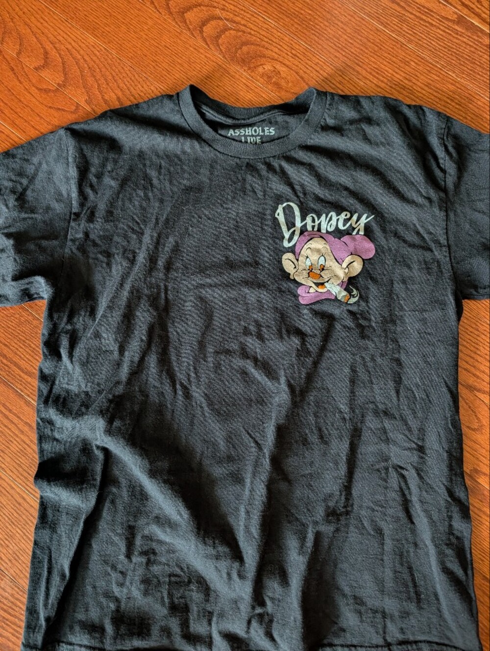 Dopey Graphic Tee with Cartoon Design